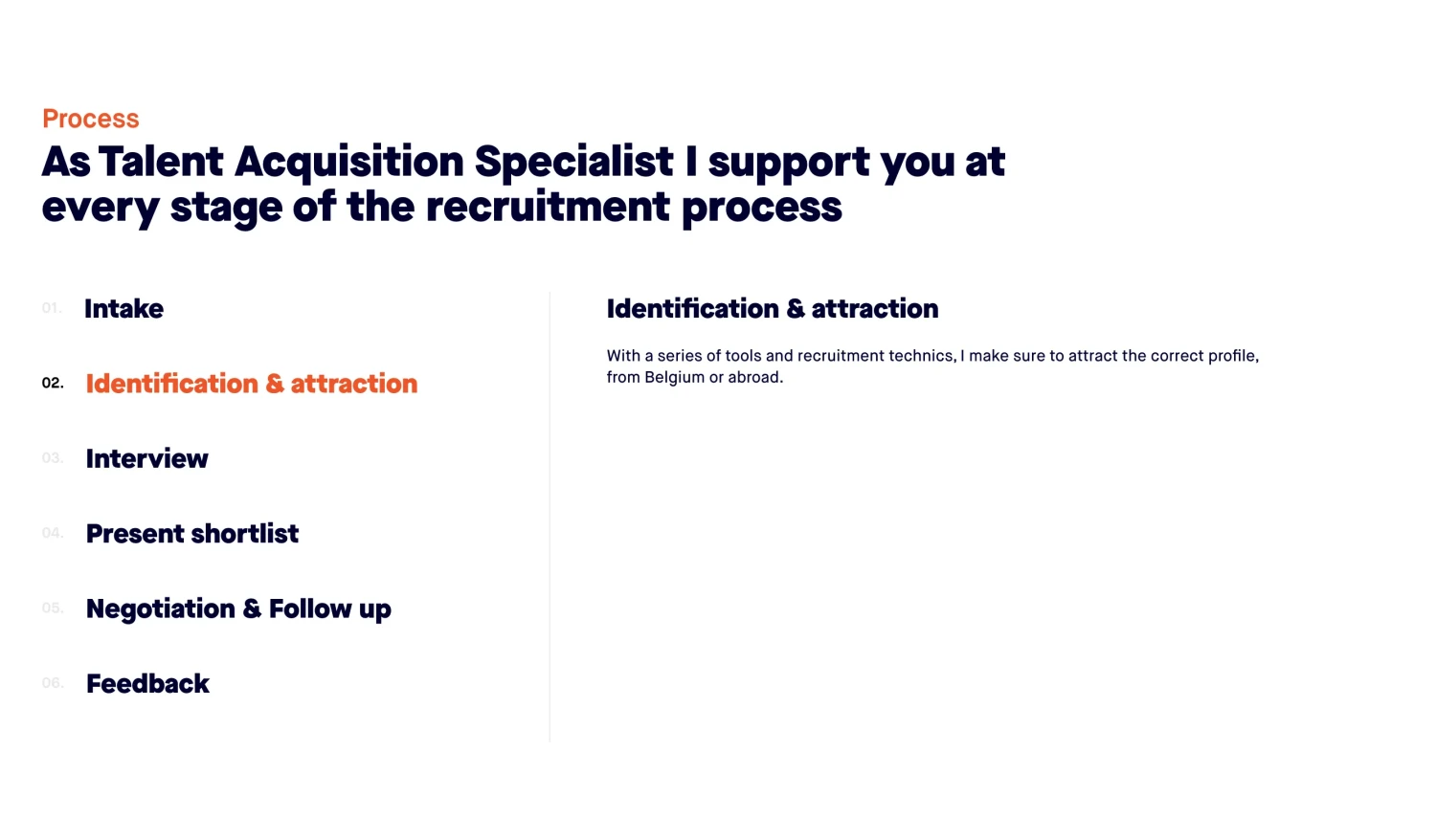 Procédure d'acquisition de talent par Antoine Nossent